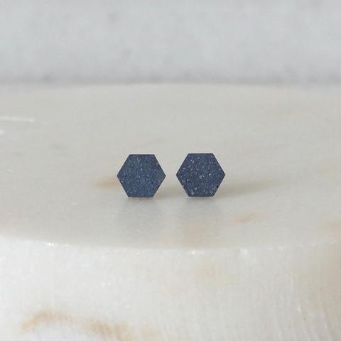 Promise Promise London Hex Navy Earrings