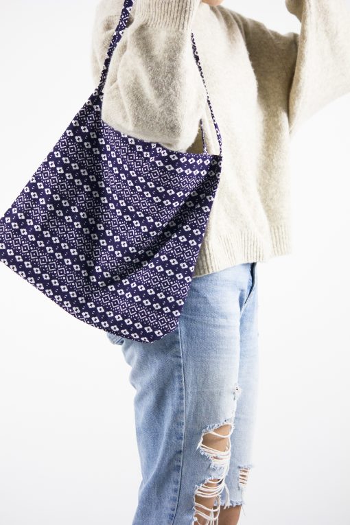 Japanese Shopper Small Diamond Patterns Bag