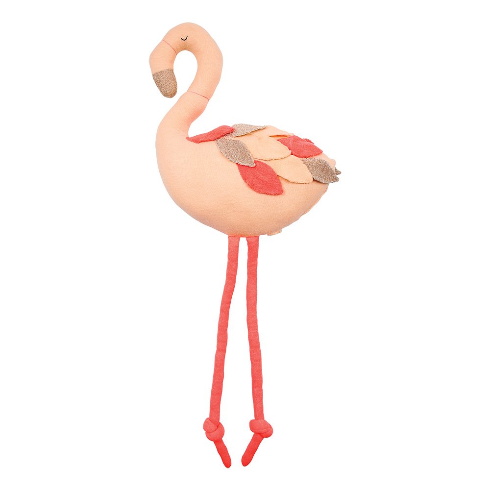 Meri Meri Pink Organic Cotton Flamingo Toy