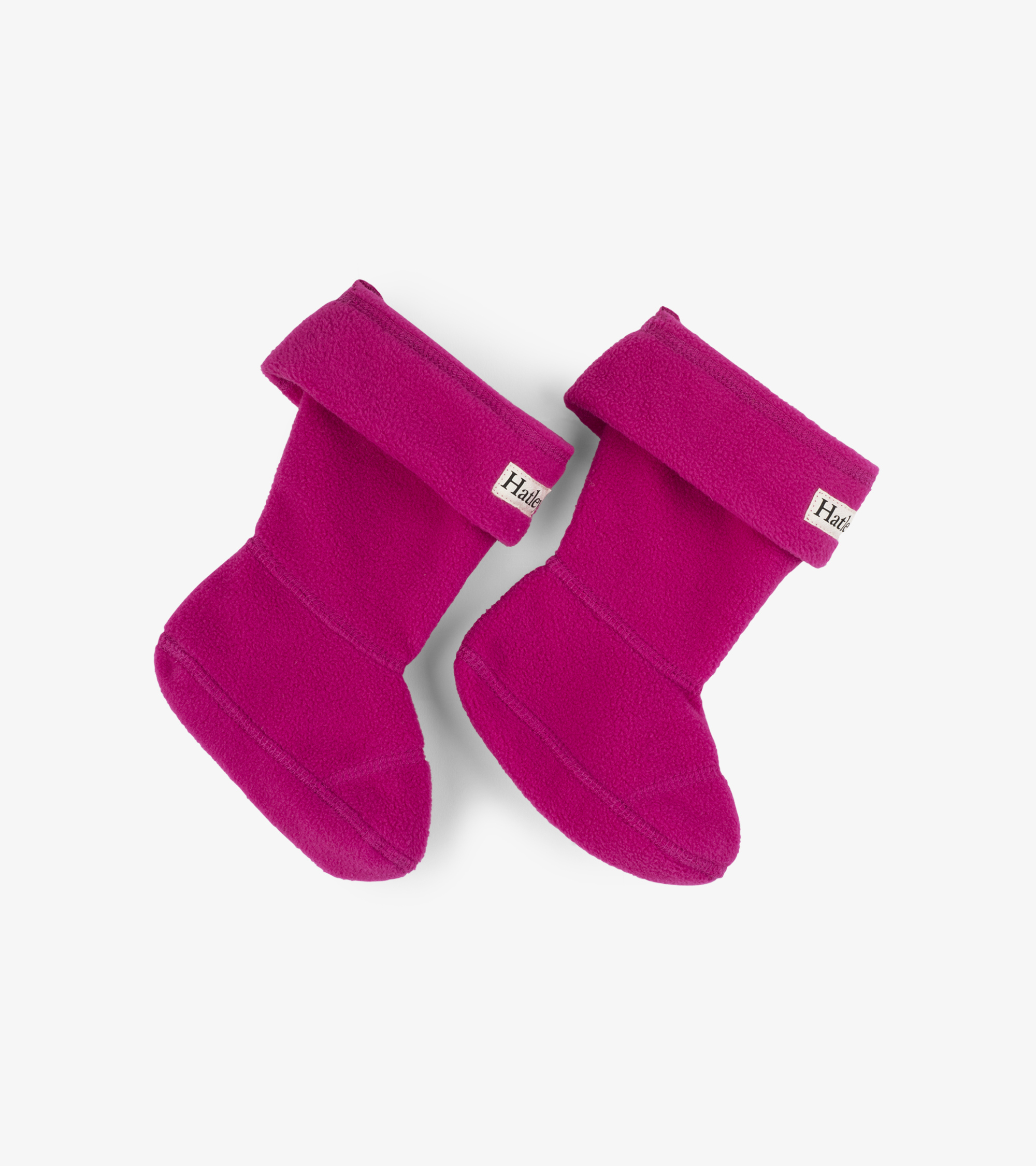 Hatley  Pink Childrens Fleece Boot Liners