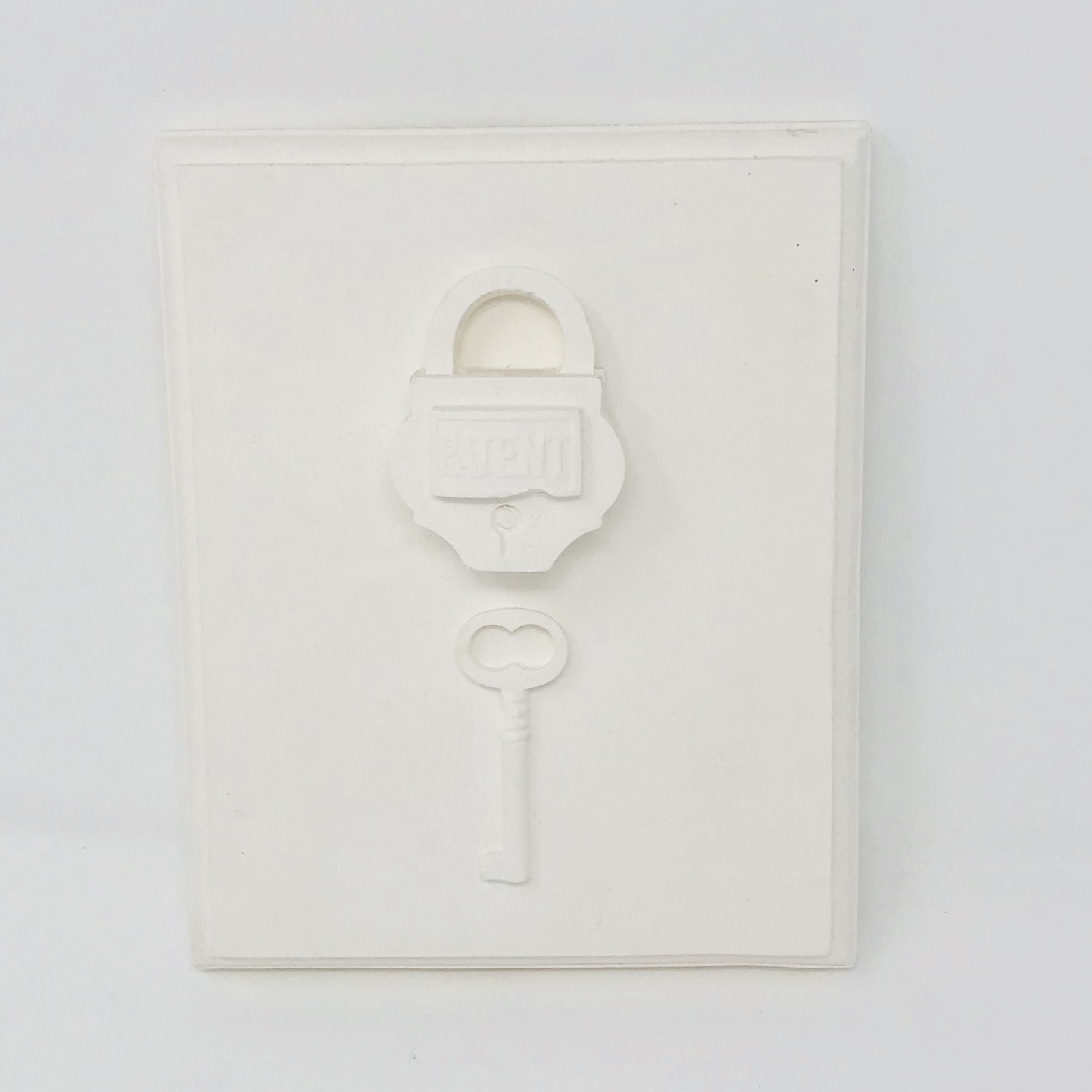 Pale & Interesting Padlock Plastercast