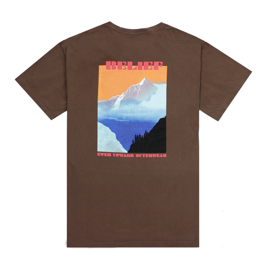 Belief NYC Brown Highlands Tee