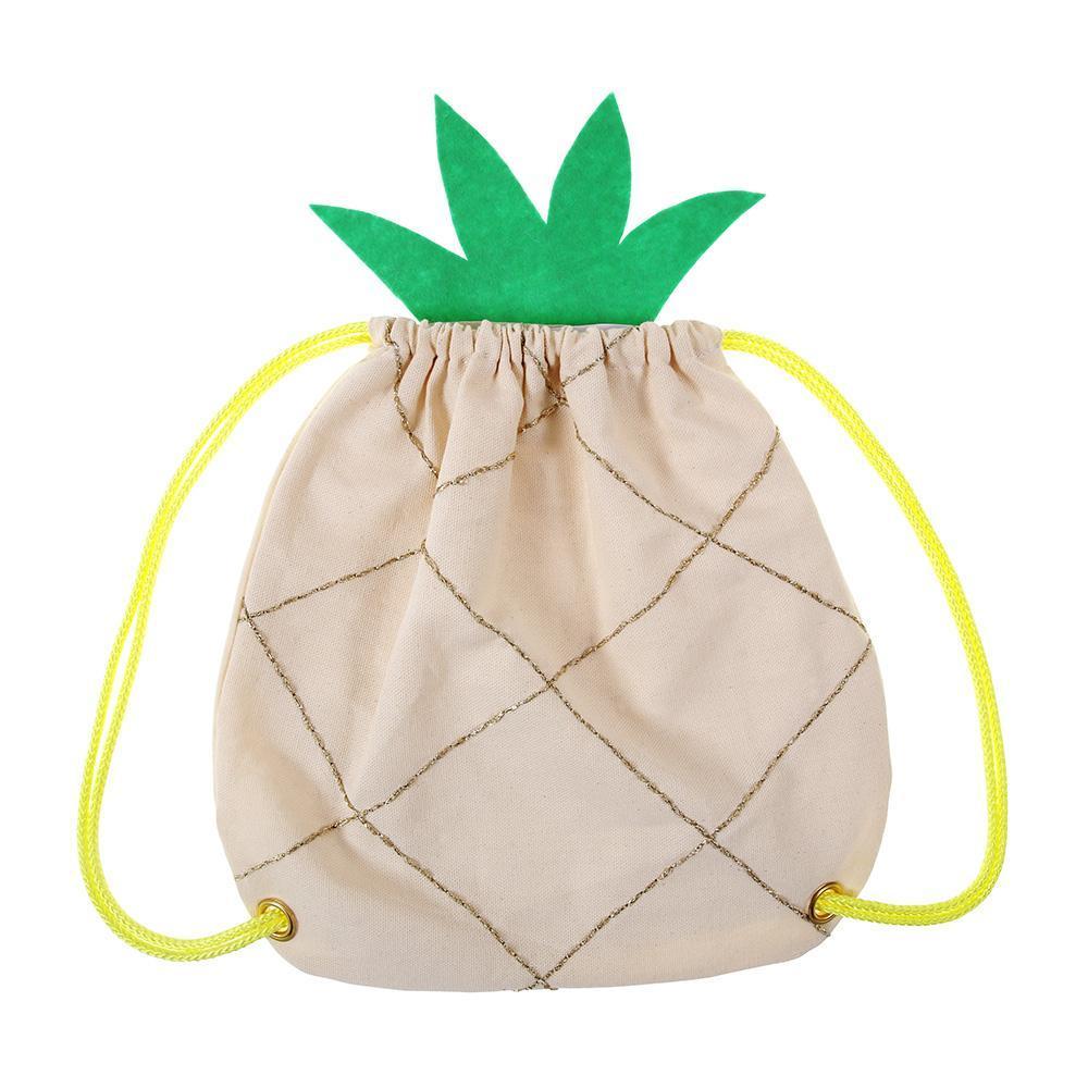 Meri Meri Canvas Pineapple Rucksack