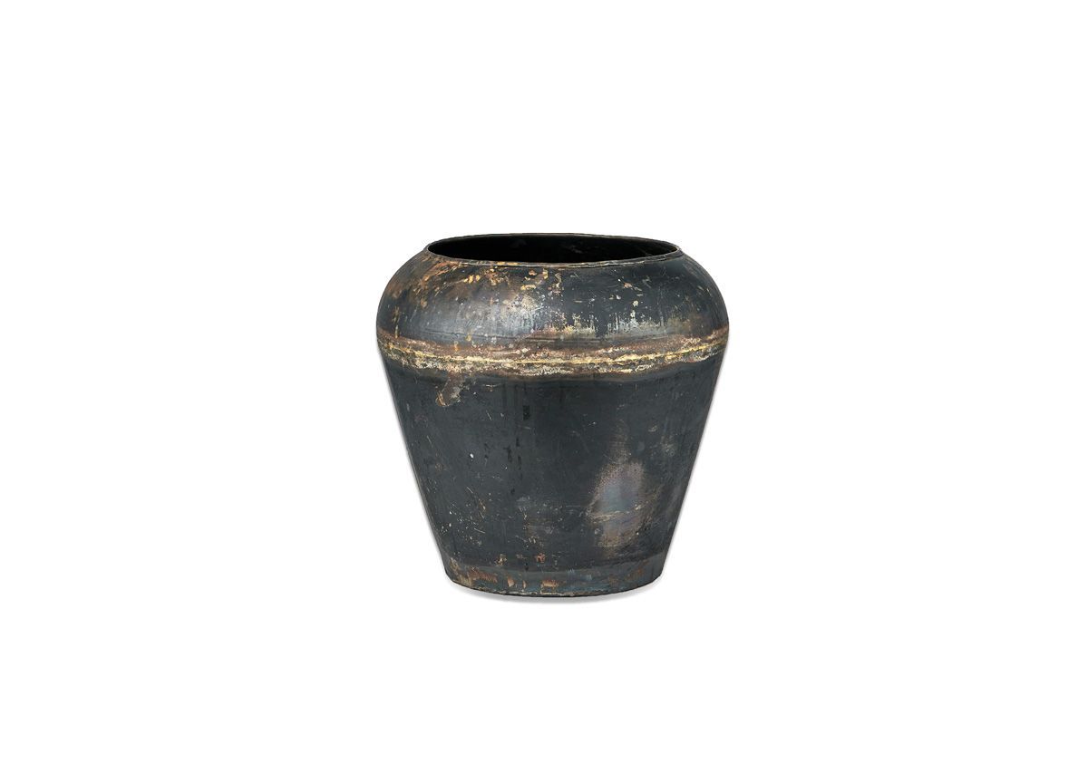 Nkuku Small Endo Reclaimed Iron Plant Pot