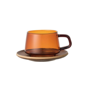 kinto-sepia-cup-and-saucer-270ml