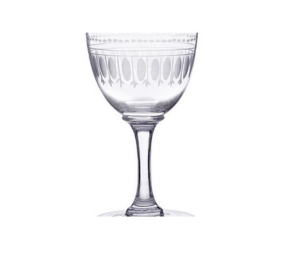 The Vintage List Set Of Ovals Design Liqueur Glasses