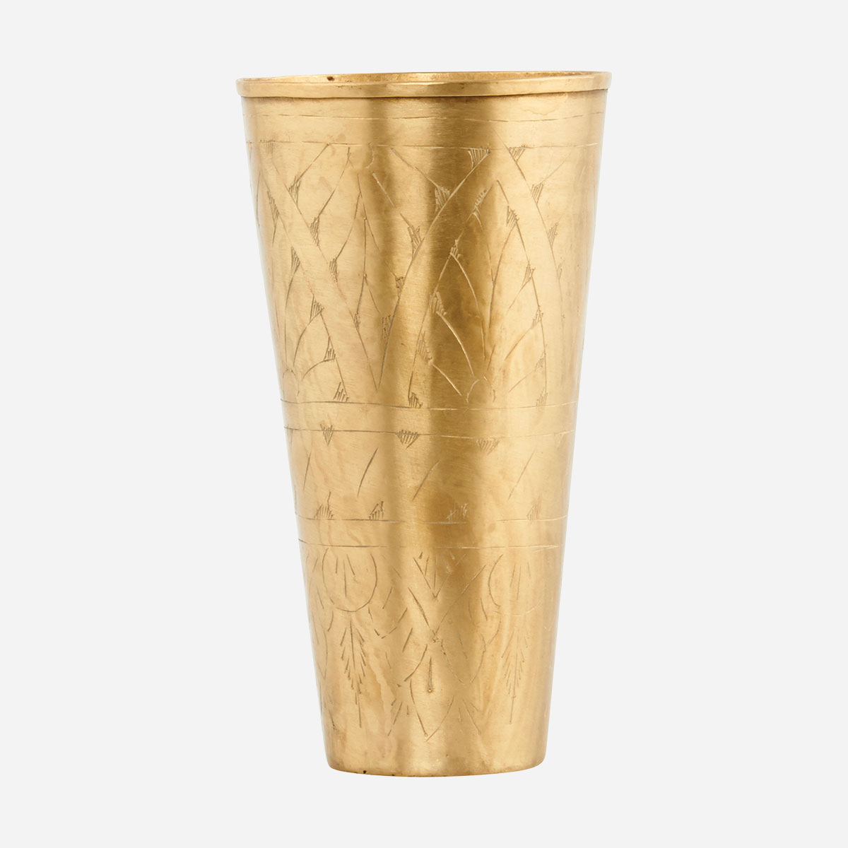 Pale & Interesting Large Brass Lassi Cup