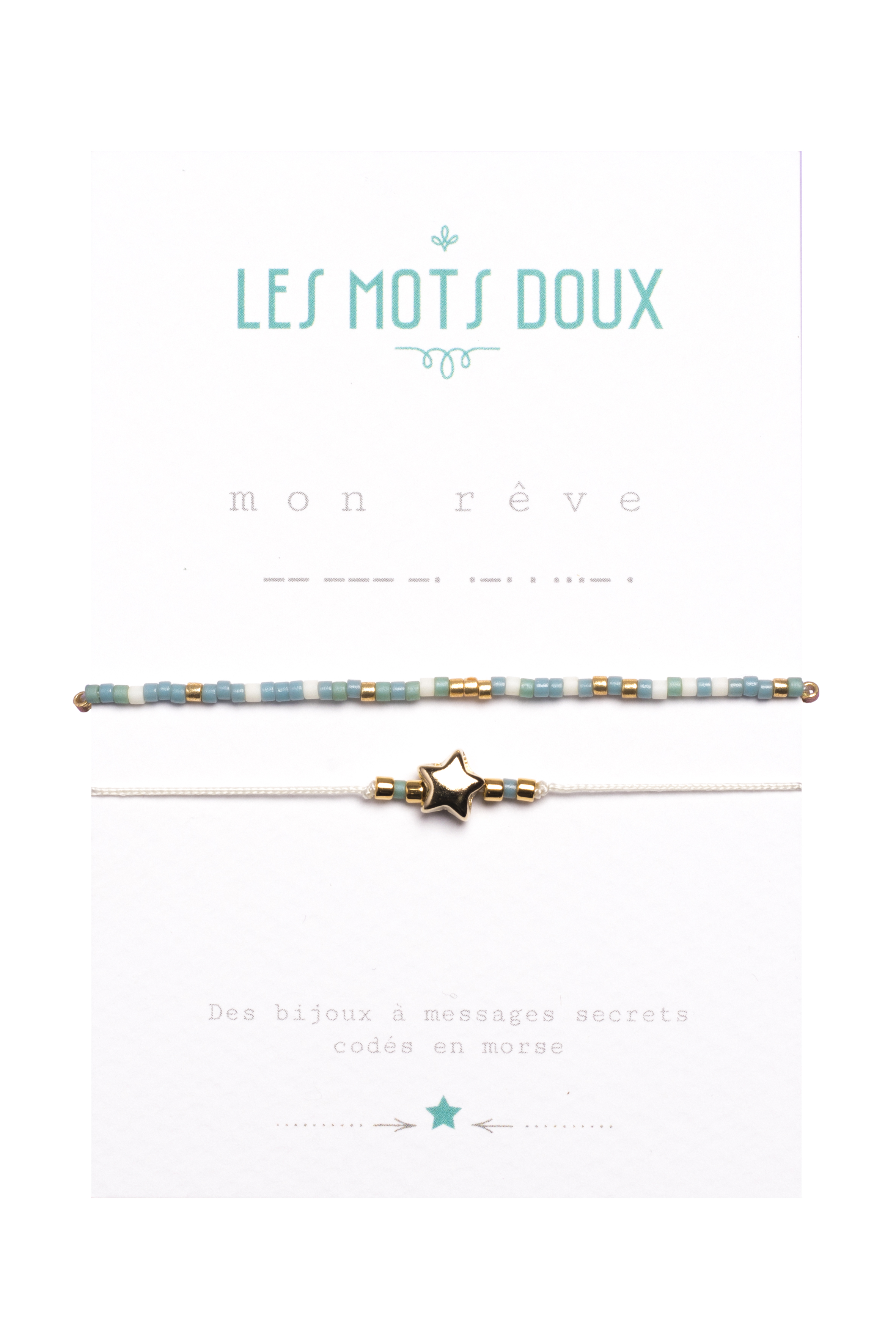 Les Mots Doux Mon Reve Morse Code Bracelet