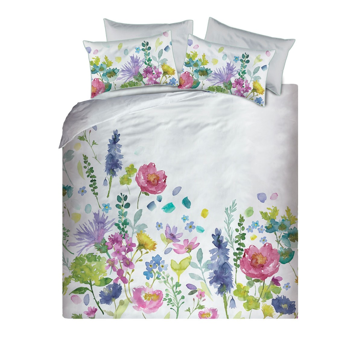 Bluebellgray Double Tetbury Meadow Duvet And Pillowcase Set