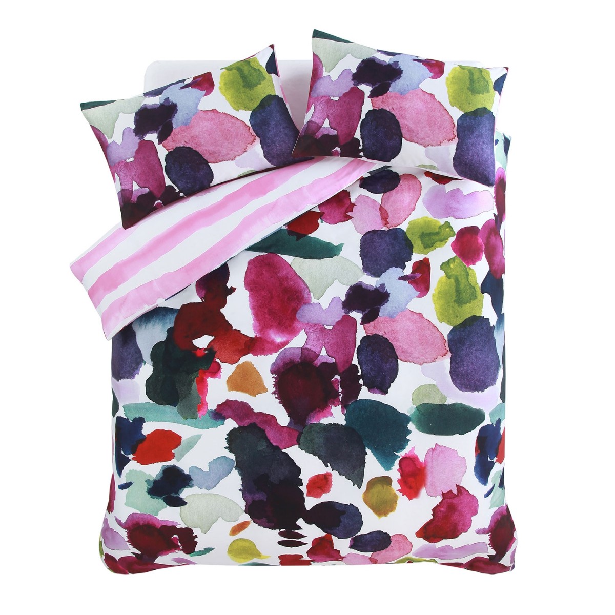 Bluebellgray Abstract Double Duvet And Pillowcase Set