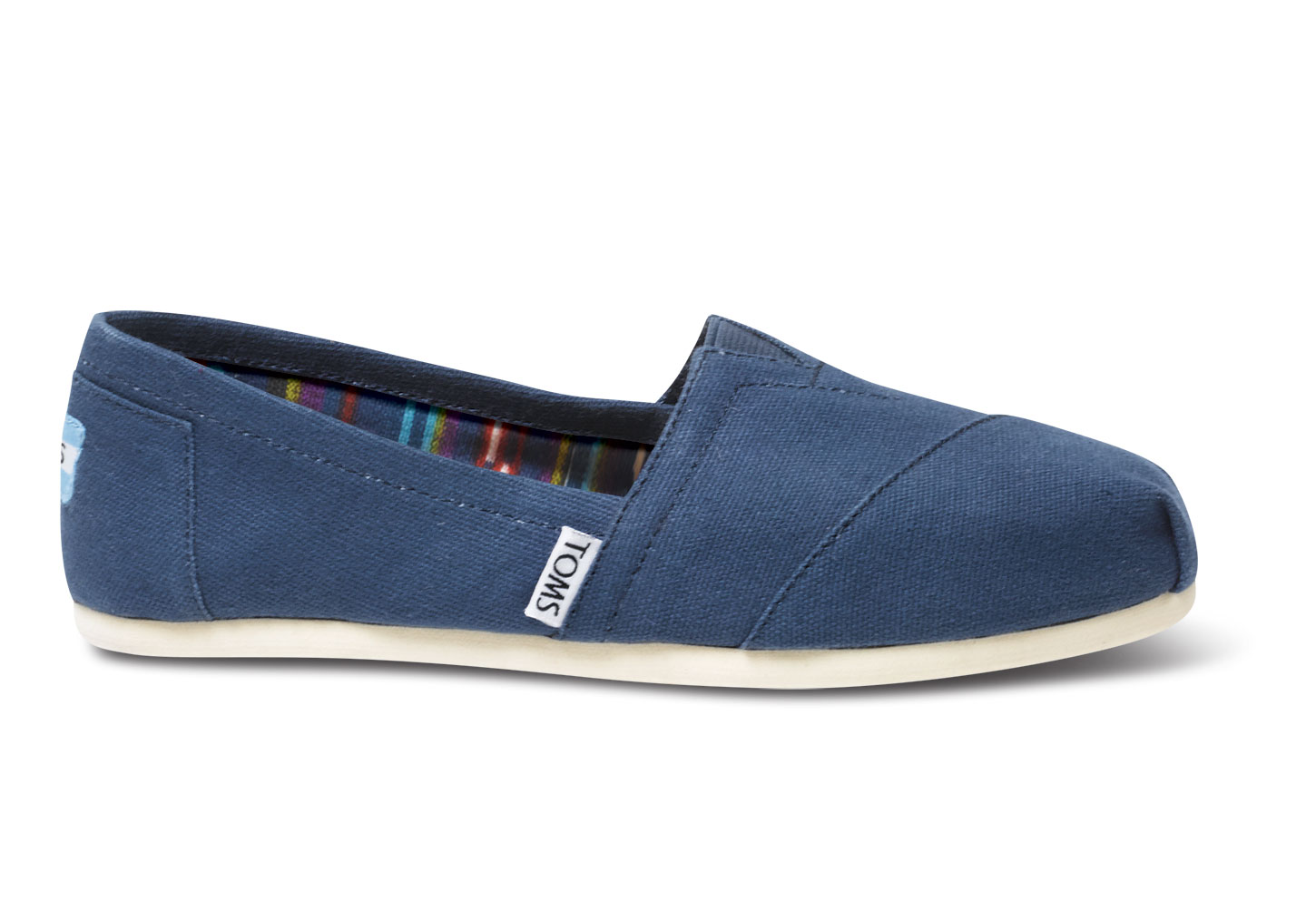 navy canvas shoes