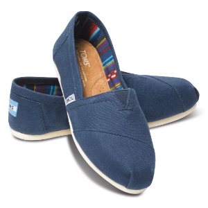 Trouva: Navy Canvas Womens Shoe