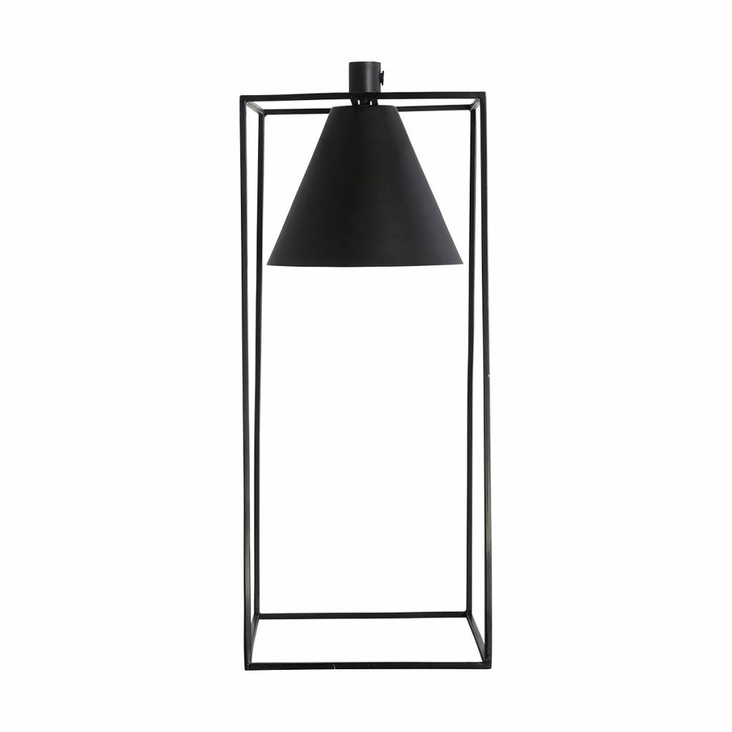 House Doctor Black Kubix Table Lamp