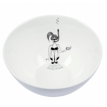 Helen B Snorkling Girl Bowl