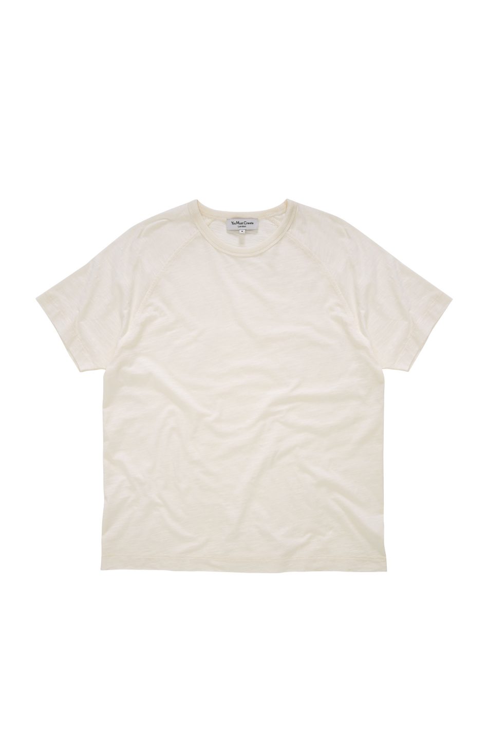 YMC Cream T V Raglan Tee