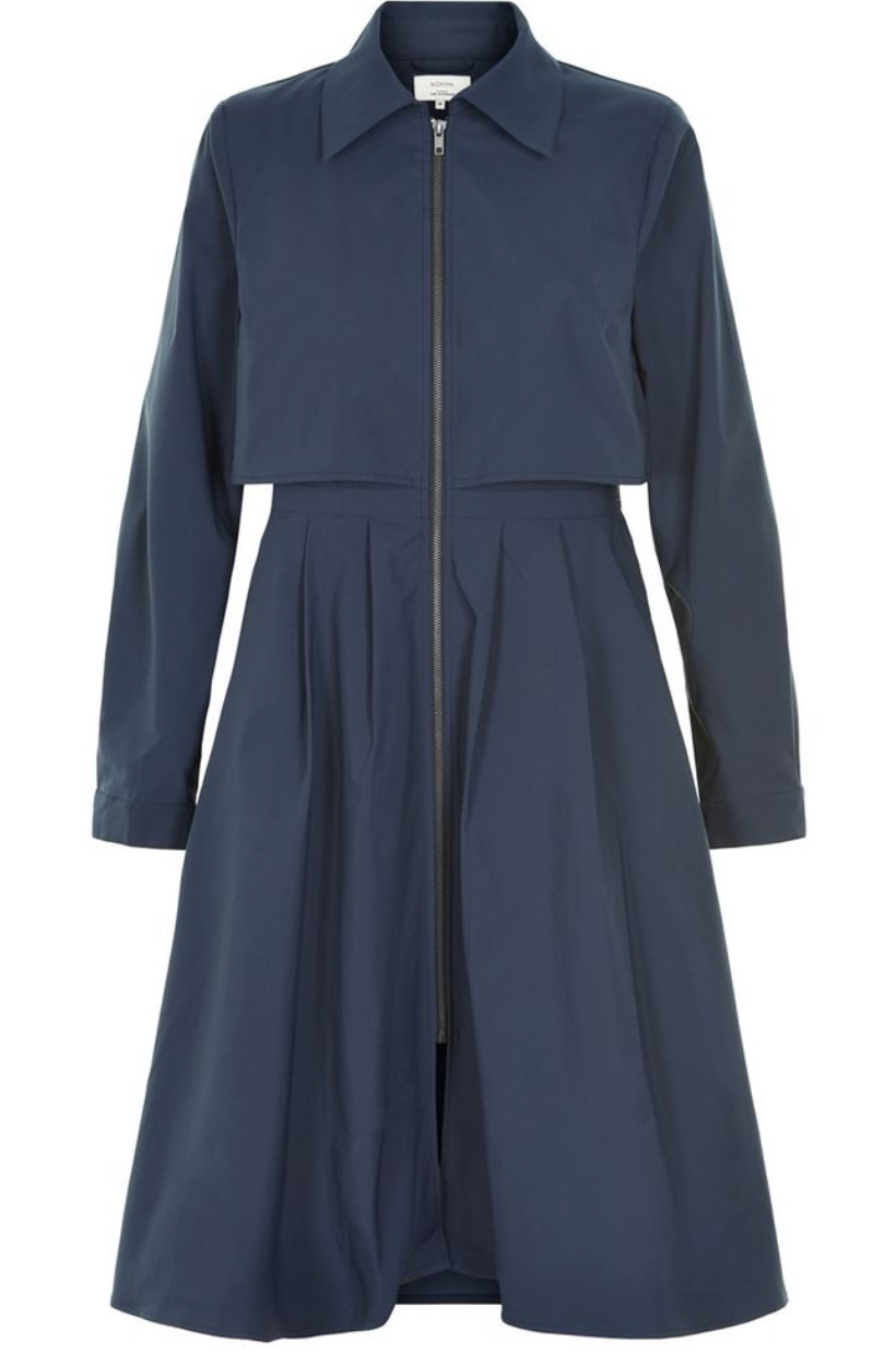 Numph Navy Jedda Coat  