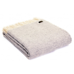 tweedmill-grey-beehive-pure-new-wool-throw-150cm-x-183cm