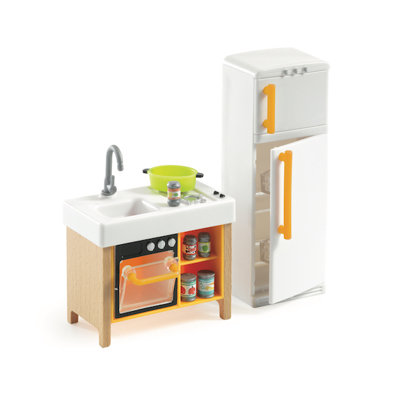 Djeco  Compact Kitchen Dolls House Furniture