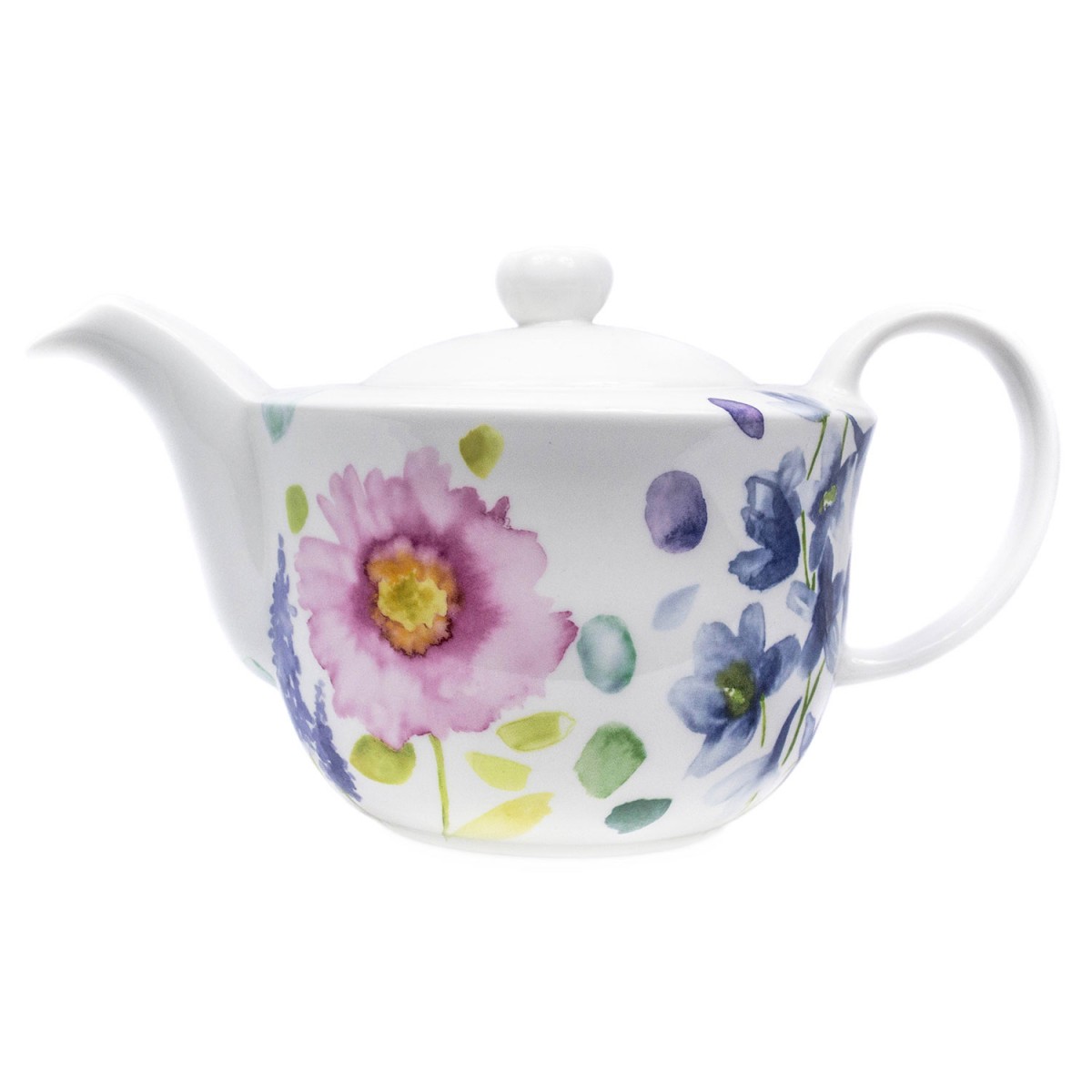 Bluebellgray Soft Pink And Blue Florrie Teapot