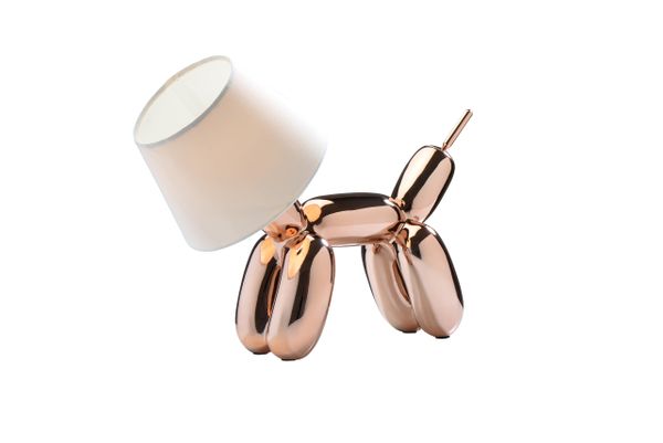 Nordium Copper Balloon Dog Table Lamp