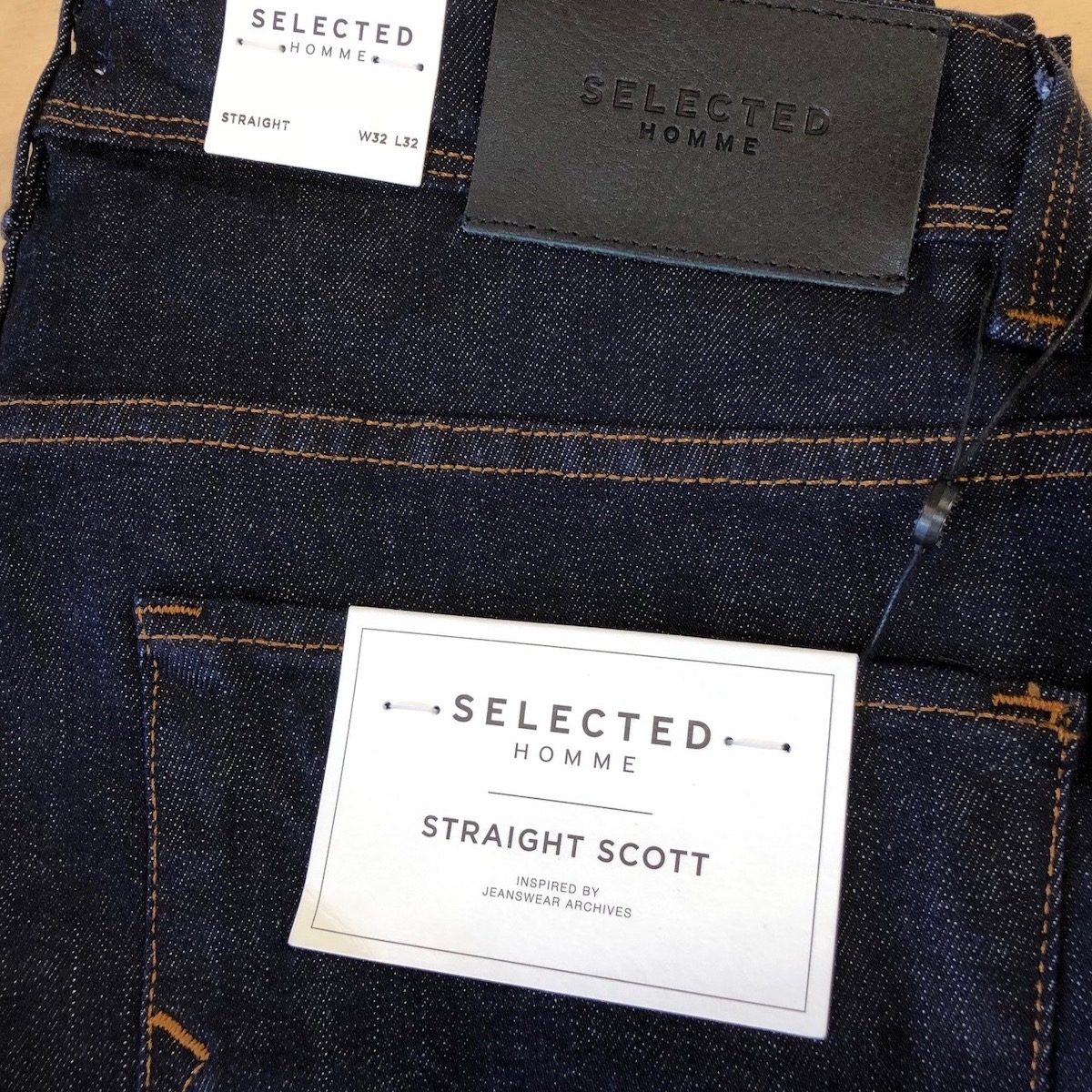 selected homme indigo jeans slim fit