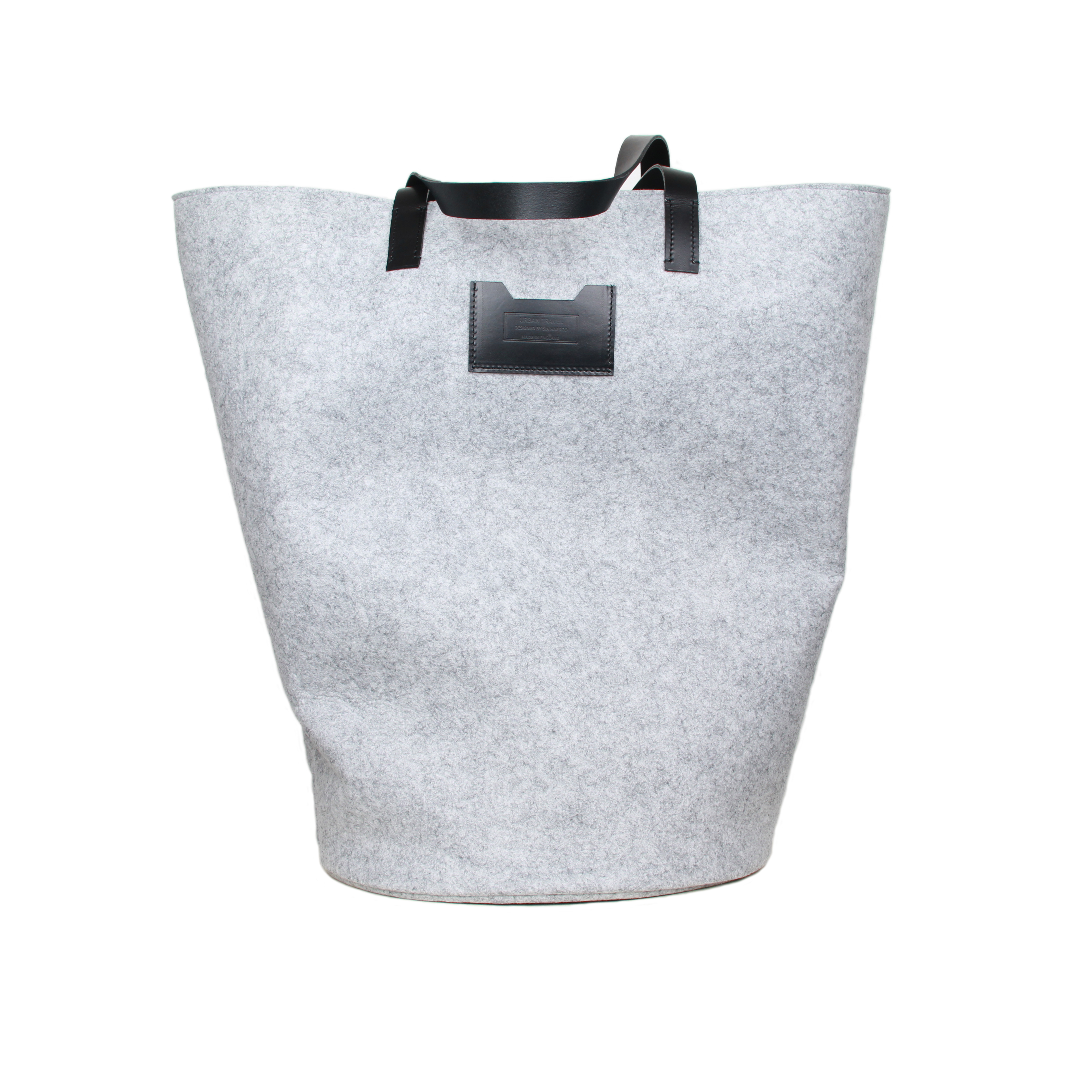 Urban Travel Felt Tuck Tote - Quartz