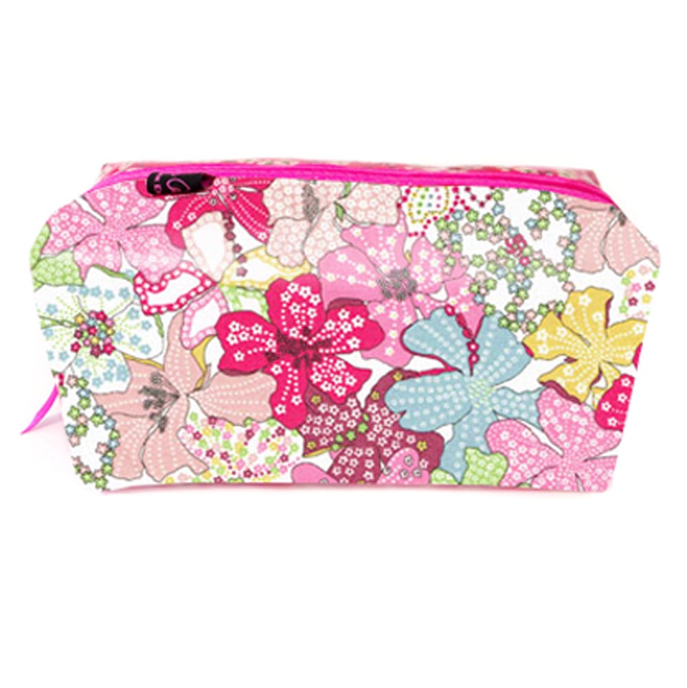 Mauvey Pink Box Cosmetic Bag