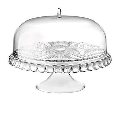 Guzzini Tiffany Cake Stand With Acrylic Clear Dome 