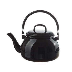 Muender Email 2 L Black Enamel Kettle