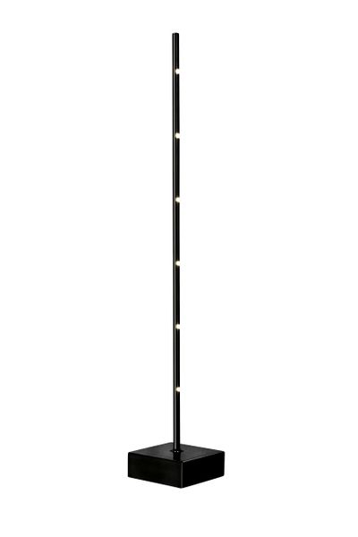 Nordium Black Satin Cane Table Lamp 