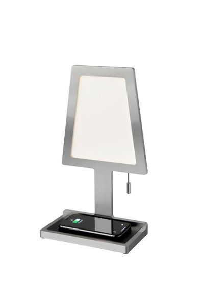 Nordium Aluminium Charged Wireless Phone Charger & Table Lamp