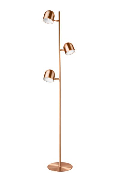 Nordium Copper Dice Triple Floor Lamp 