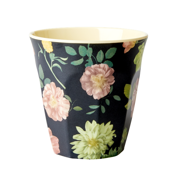 rice Dark Rose Medium Melamine Cup