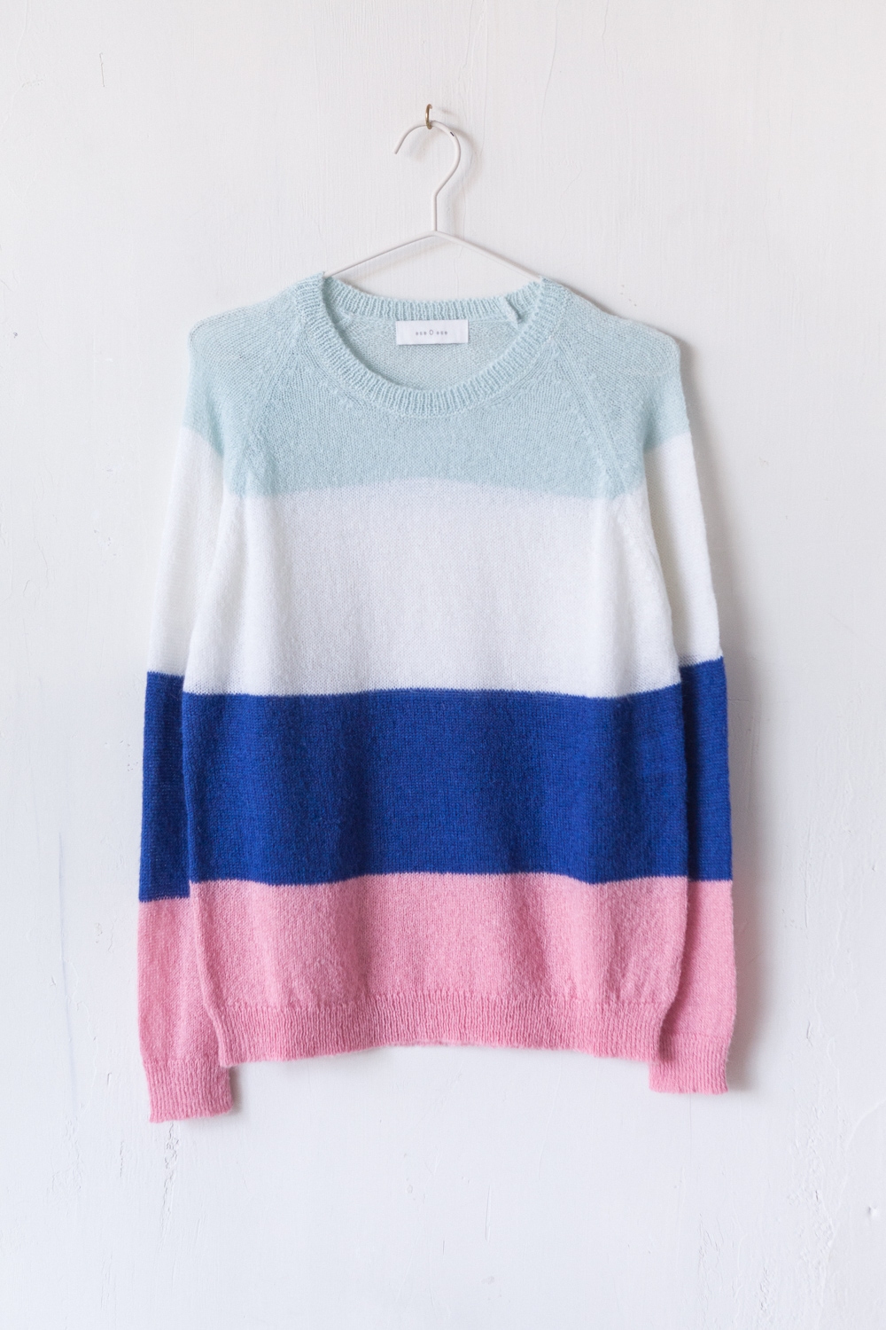 ese O ese Multicolour Block light weight fun spring colours Knit