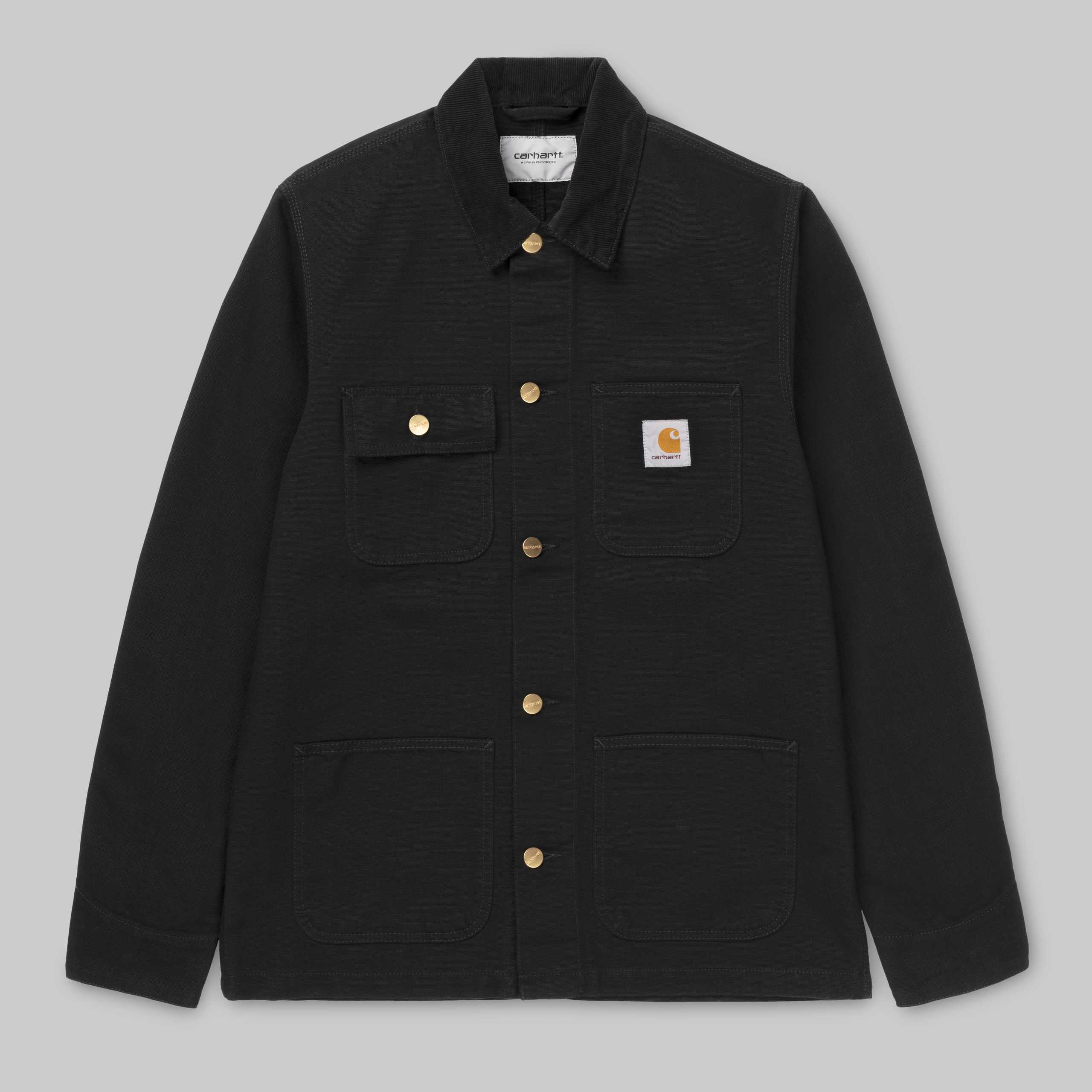 Carhartt Black Rinsed Michigan Coat