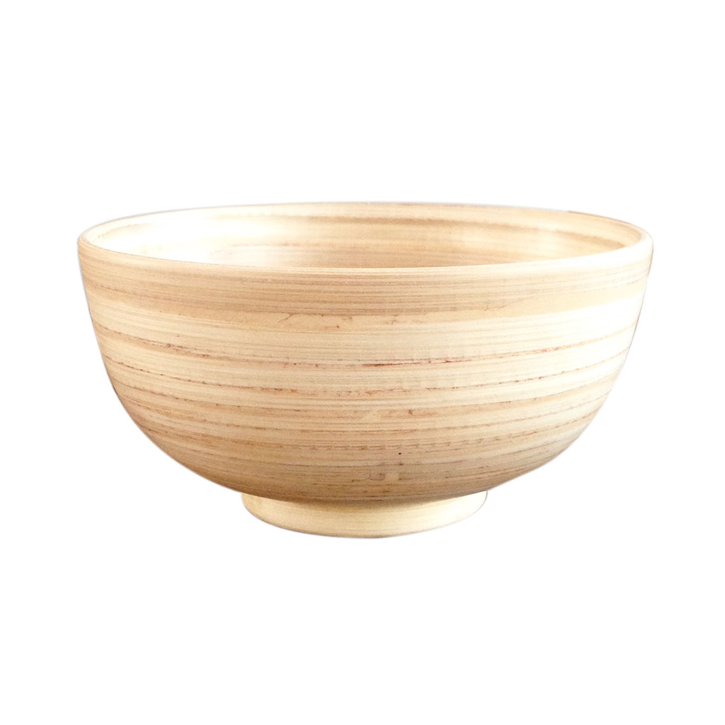 Bibol 16cm Medium Natural Bamboo Bowl