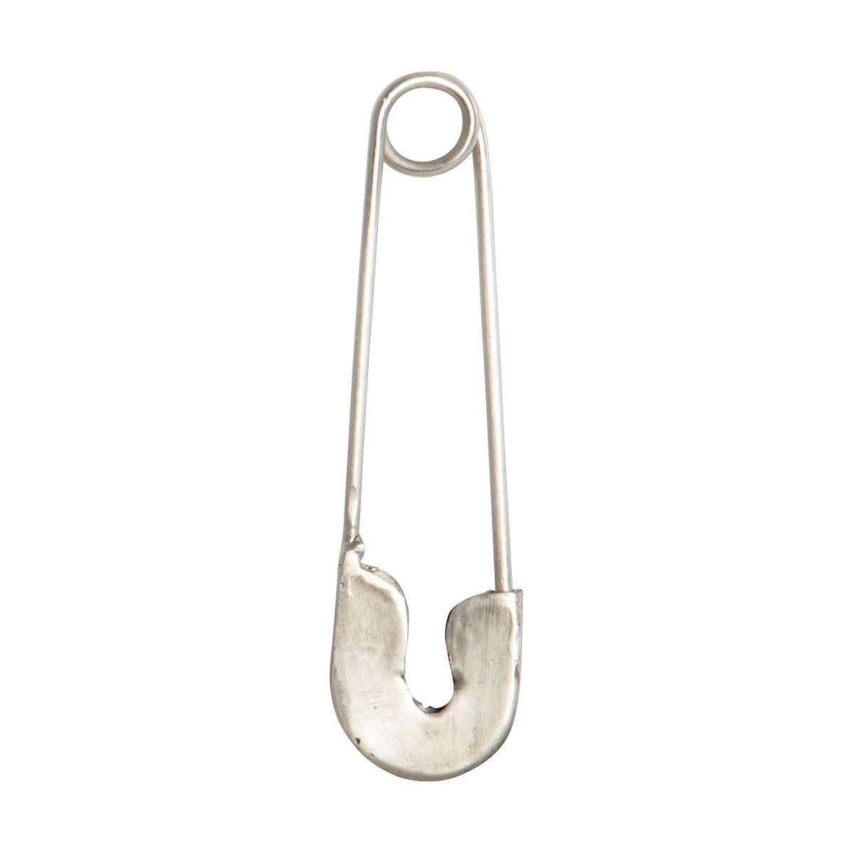 Monograph Large Safety Silver Pin 