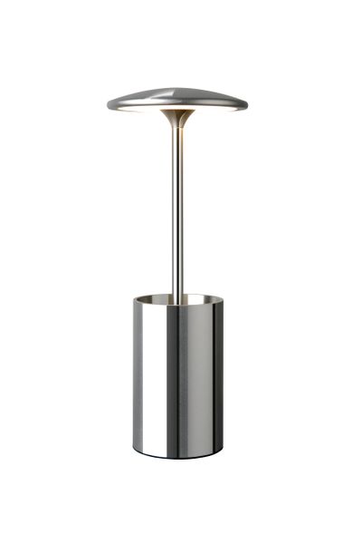 Nordium Chrome Tidy Storage Table Lamp