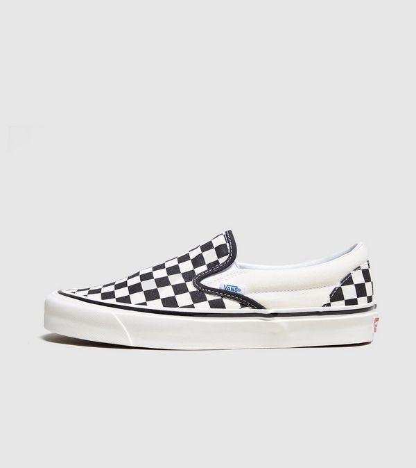 vans anaheim slip on checkerboard