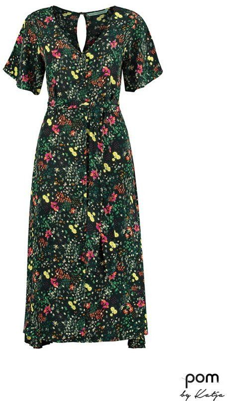 Pom Amsterdam Dress in Flowers Dark by Katja