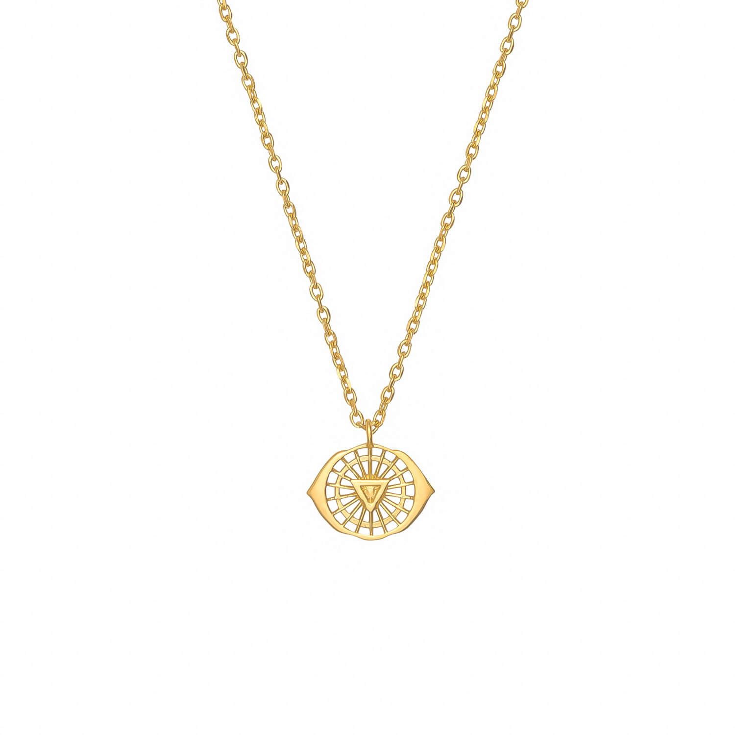 Sixth Chakra Gold Necklace