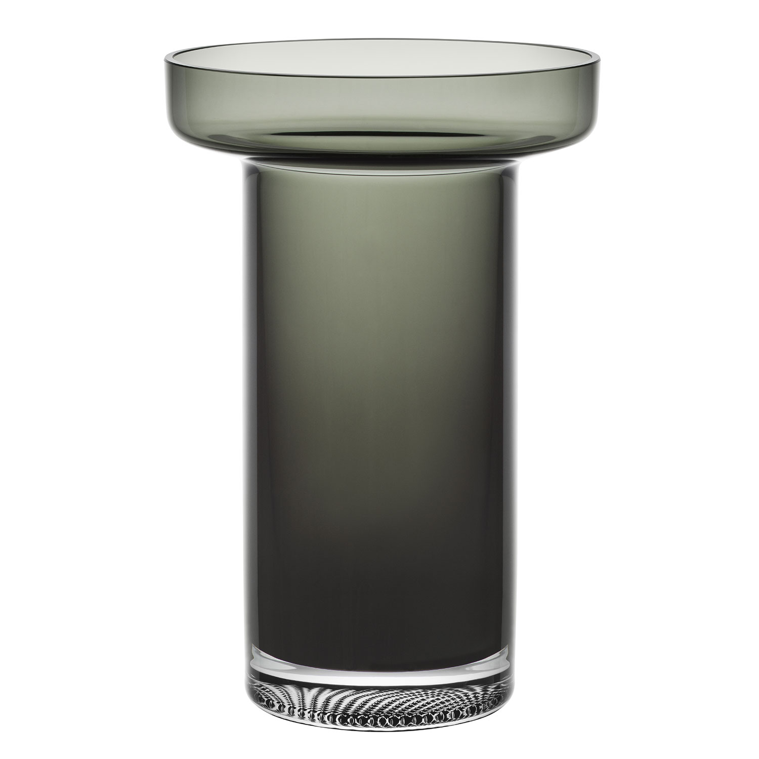 Kosta Boda  Limelight Rose Vase Grey