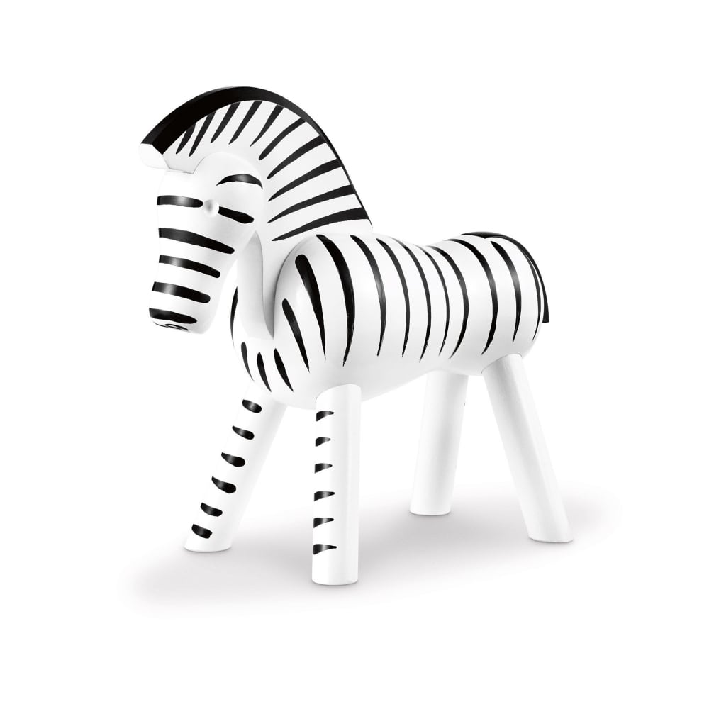 KAY BOJESEN DENMARK Wooden Zebra Figurine
