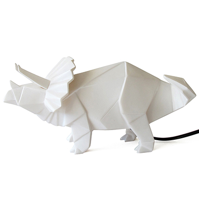 House of disaster Origami Triceratops Dinosaur Table Lamp