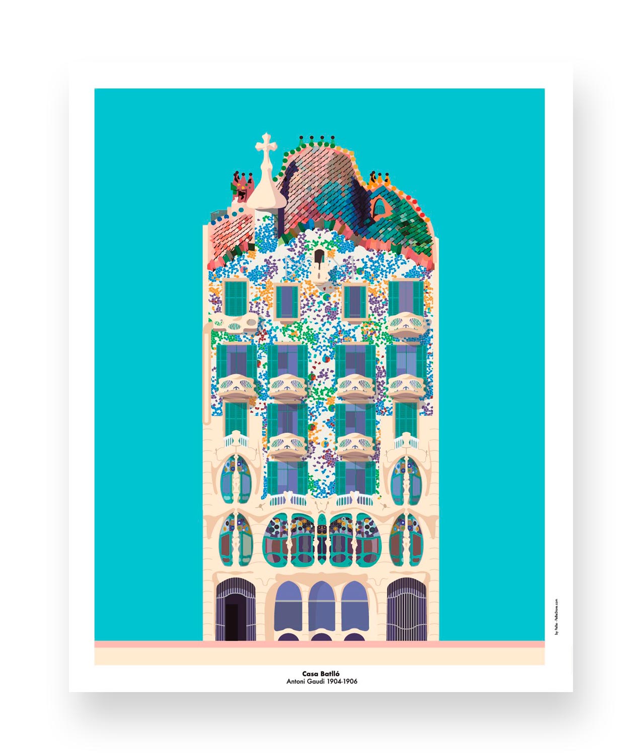 PeBe Casa Batllo Print