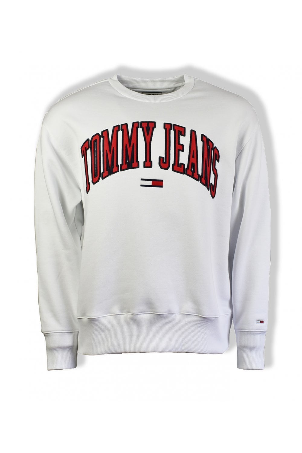 tommy jeans collegiate logo sweatshirt