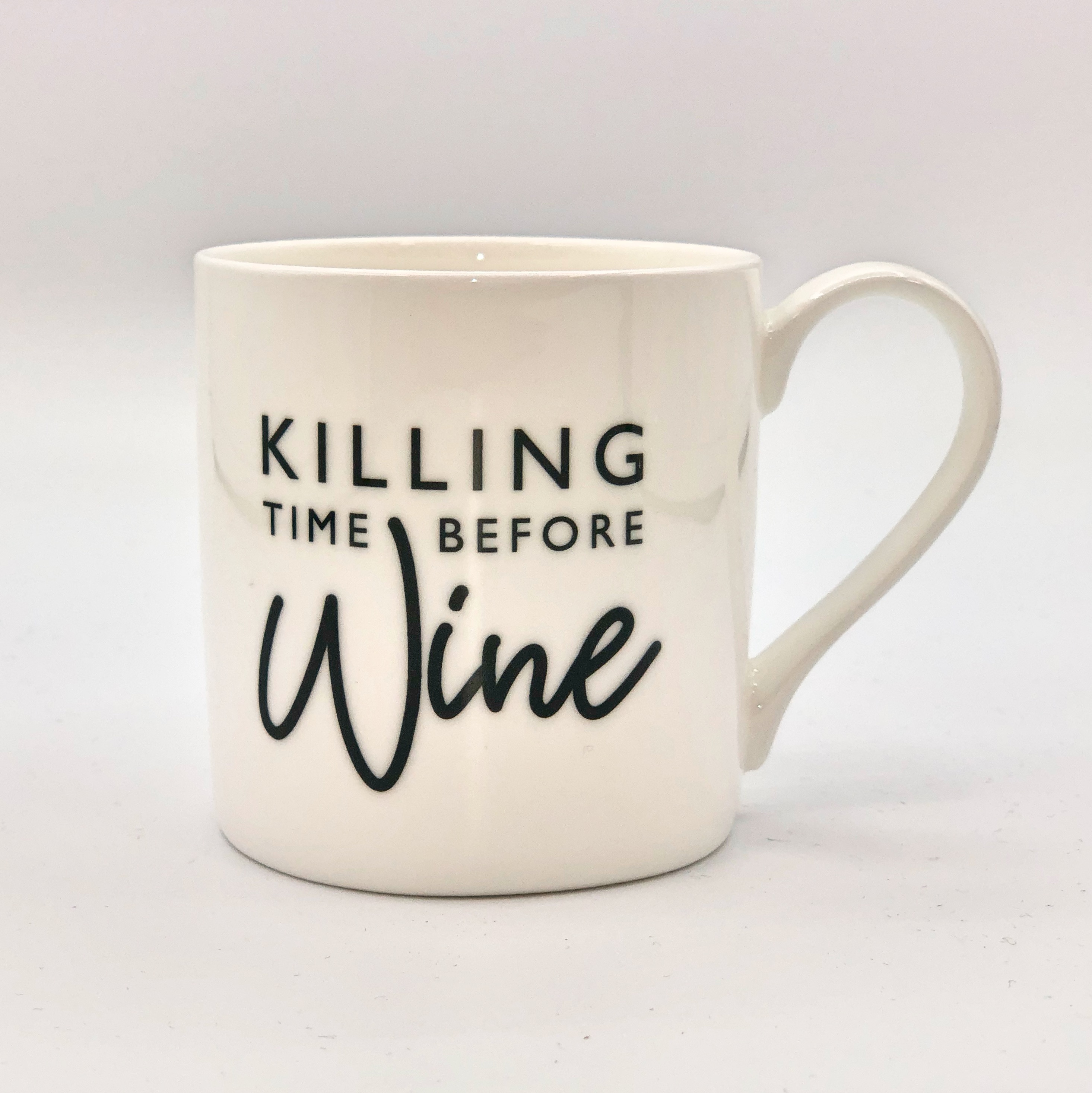 Bespoke Verse Killing Time Before Wine Mug