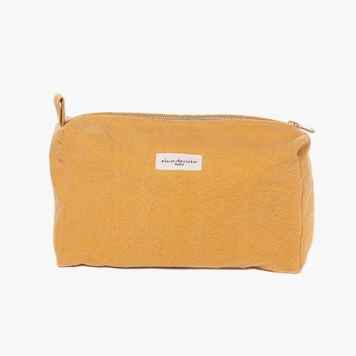 Rive Droite Paris Honey Recycled Cotton Cosmetics Case