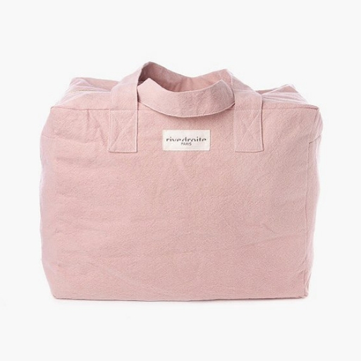 Rive Droite Paris Soft Pink Recycled Cotton The 24-hr Bag