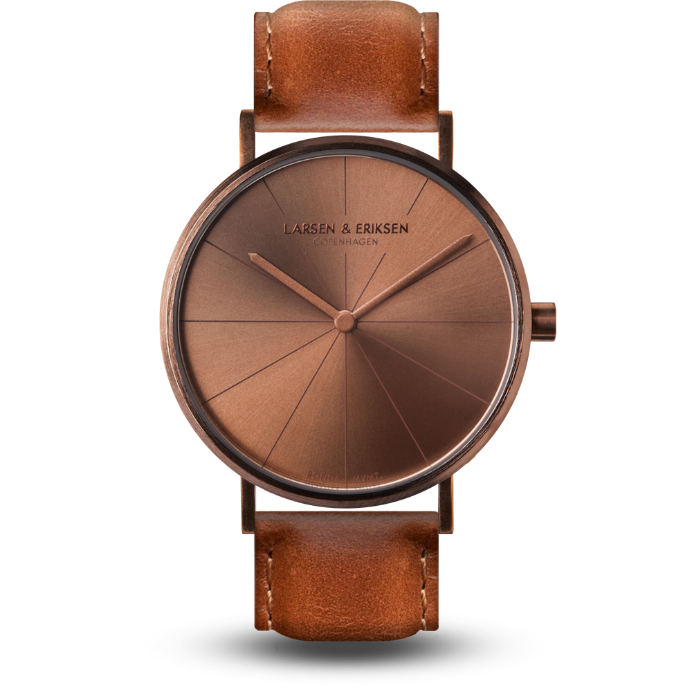 Larsen & Eriksen Copper Brown 41mm Absalon Watch